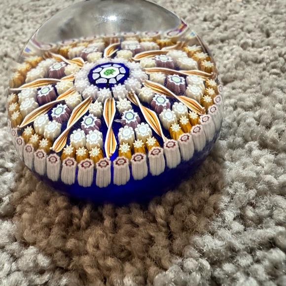 Vintage Hand Blown Glass Paperweight - Picture 3 of 5